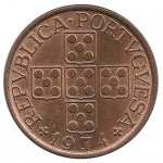 Portugal 50 Centavos  de 1974
