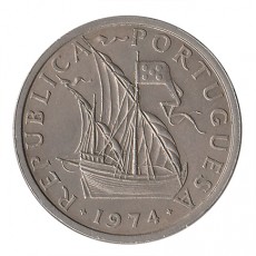 Portugal 5$00 Escudos de 1974