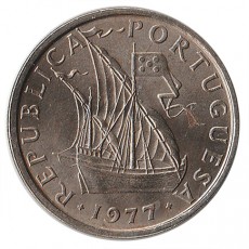 Portugal 5$00 Escudos de 1977