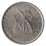 Portugal 5$00 Escudos de 1984