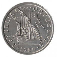 Portugal 5$00 Escudos de 1985