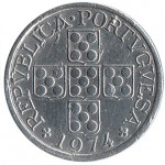 Portugal 10 Centavos - Eixo Vertical de 1974