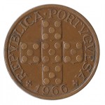 Portugal XX Centavos  de 1966