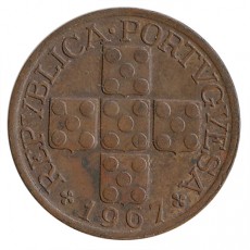 Portugal XX Centavos  de 1967