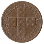 Portugal XX Centavos  de 1969
