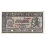  50$ Escudos - Banco Nacional Ultramarino 20/11/1958