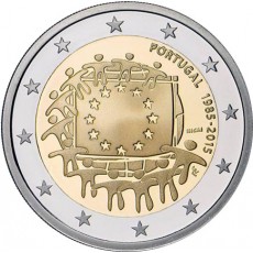 Portugal 2€ 2015 - 30 Anos da Bandeira Europeia 