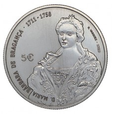 Portugal 5€ Maria Bárbara 2017