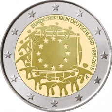 Alemanha 2€ 30 Anos da Bandeira Europeia  2015