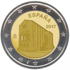 Espanha 2€ Igreja das Astúrias - Oviedo 2017 