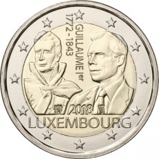 Luxemburgo 2€ Guilliarme I 2018 