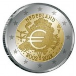 Holanda 2€ 10 Anos do Euro 2012