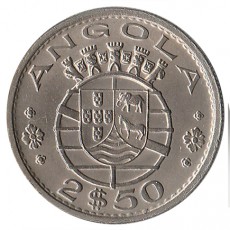 Angola 2.50 Escudos de 1969