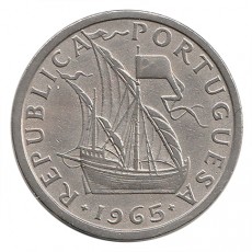 Portugal 5$00 Escudos de 1965