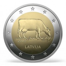 Letónia 2€ Indústria Agraria 2016 