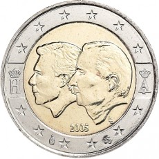 Bélgica 2€ Henri e Albert 2005