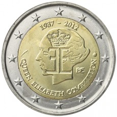 Bélgica 2€ Rainha Elisabete 2012