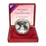 Cabo Verde 1000$00 Tratado de Tordesilhas 1994 Proof