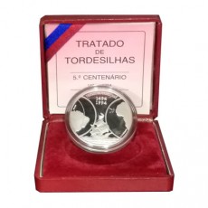 Cabo Verde 1000$00 Tratado de Tordesilhas 1994 Proof