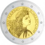São Marino 2€ Leonardo Da Vinci 2019
