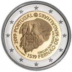 Portugal 2€ Viagem de Circum-Navegação de Fernão de Magalhães 2019