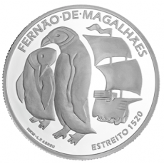 Portugal 7,5€ Fernão Magalhães (Estreito) Prata Proof 2020