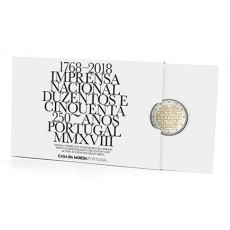 Portugal 2€ 250 Anos INCM 2018 Proof 