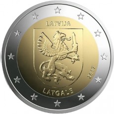 Letónia 2€ Latgale 2017
