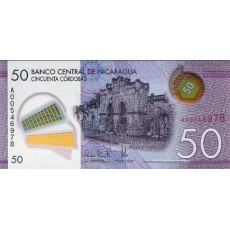 Nicarágua 50 Cordobas 2014