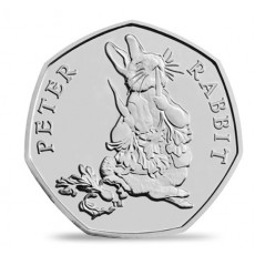 Inglaterra 50 Pence Beatrix Potter -  Peter Rabbit Niquel 2018 