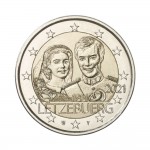Luxemburgo 2€ 40º Aniversário Casamento Theresa e Henry 2021