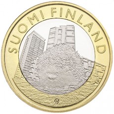 Finlândia 5€ Porco Espinho de Uusimaa 2015